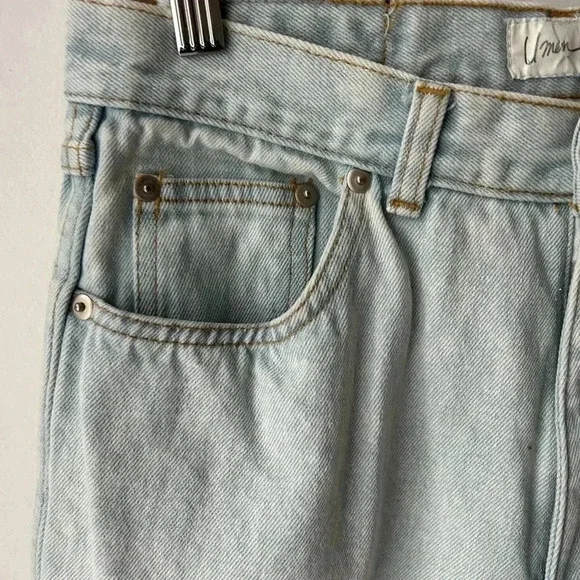 Vintage London Calling Jeans High Waist Tapered Light Wash Mom Jeans England - Picture 4 of 14